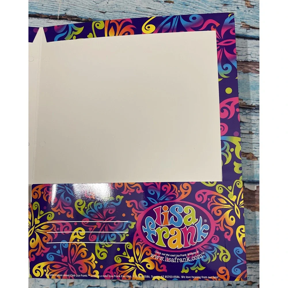 LISA FRANK PORTFOLIO FOLDER KITTY CATS 